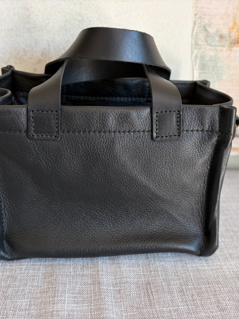 Parker Thatch Micro Mimi Black Leather Bag - Rare & Discontinued - Picture 3 of 5